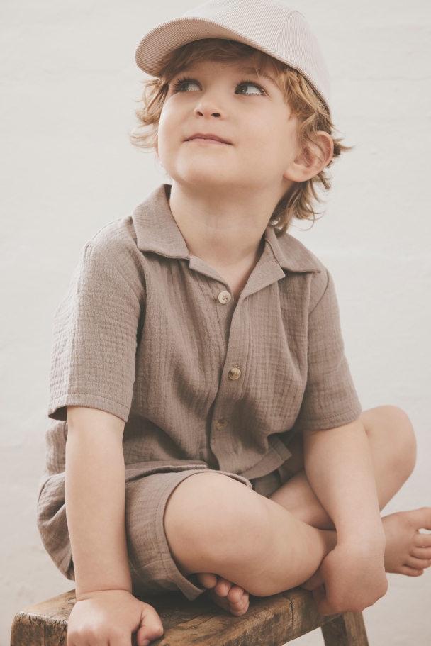 Shorts Muslin - Moon Rock - Image 4