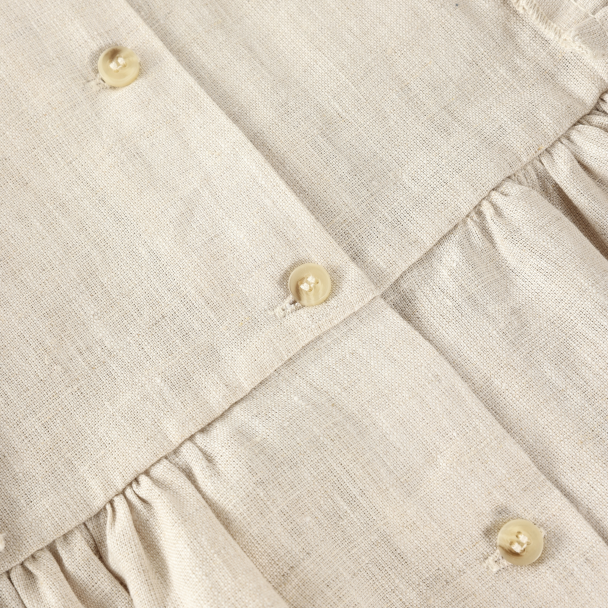 Dress SS Linen - Antique White - Image 3