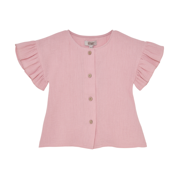 Blouse SS Muslin - Pale Mauve - Image 1