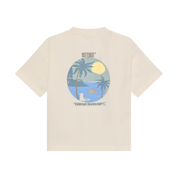 T-shirt Print - Antique White - Image 2