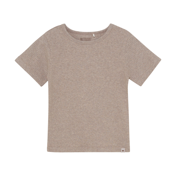T-shirt Rib - White Pepper Melange - Image 1