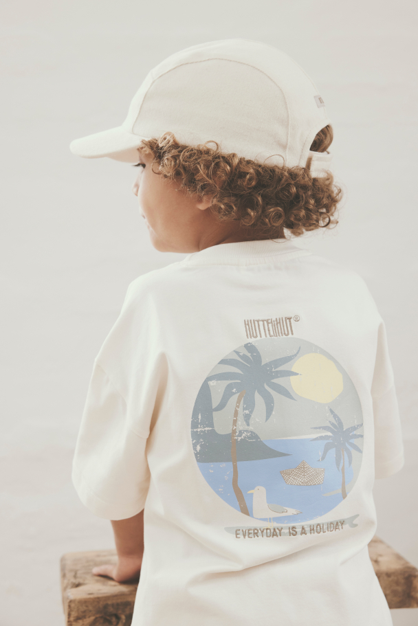 T-shirt Print - Antique White - Image 4