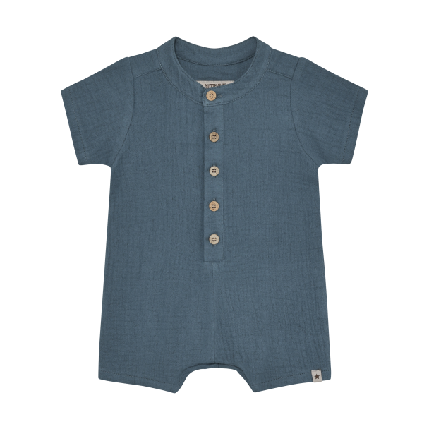 Playsuit SS Muslin - Bering Sea - Image 1