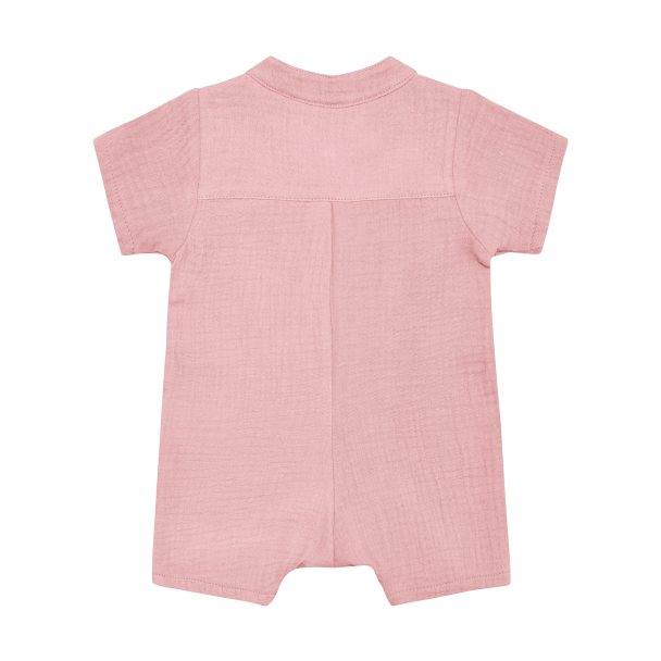 Playsuit SS Muslin - Pale Mauve - Image 2