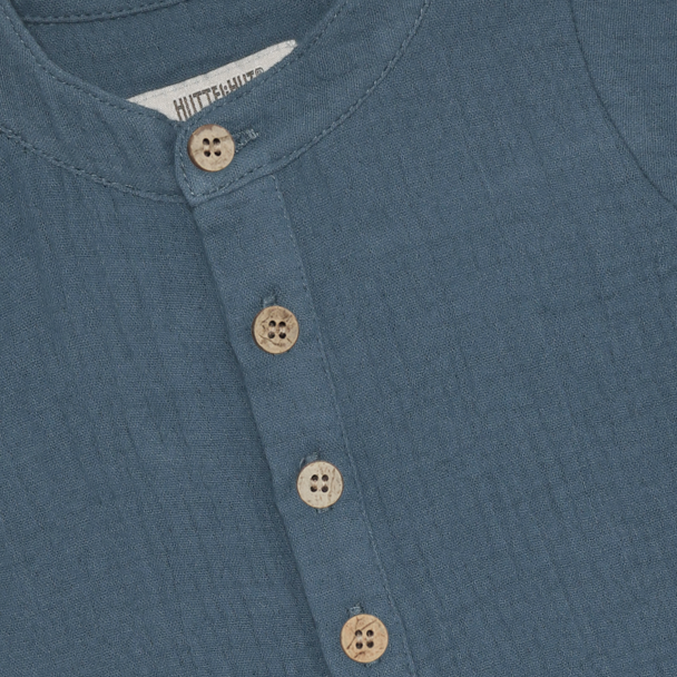 Playsuit SS Muslin - Bering Sea - Image 3