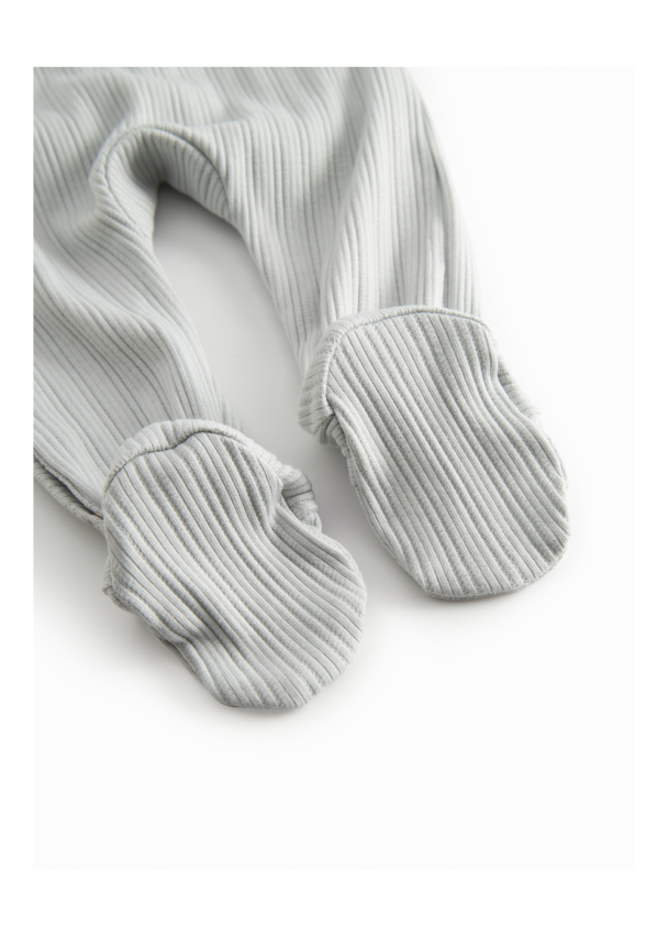 Heldress Rubello Modal Pointelle Rib - Morning Dew - Image 3