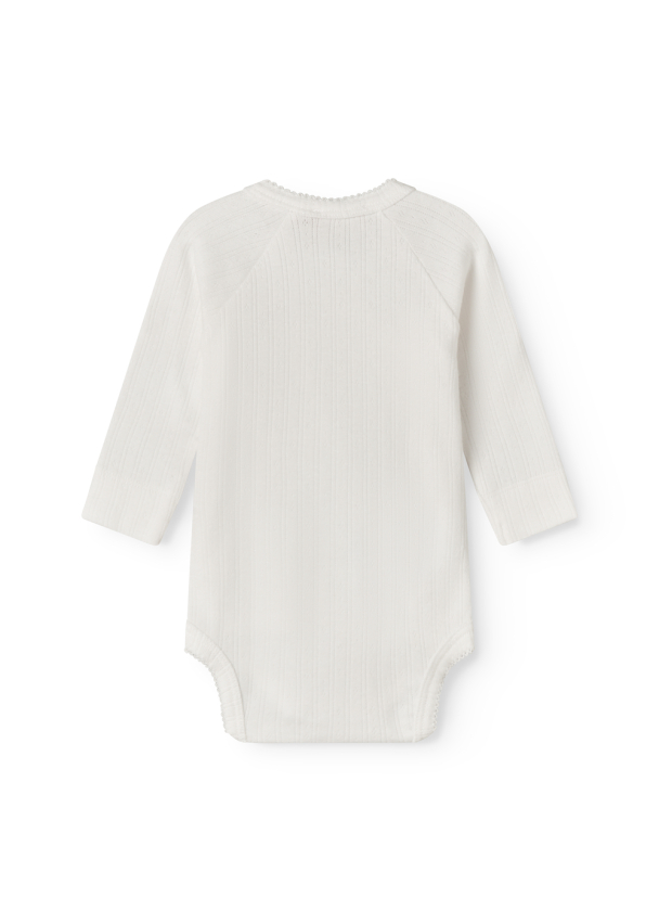 Body Belita Modal Pointelle - Gentle White - Image 2