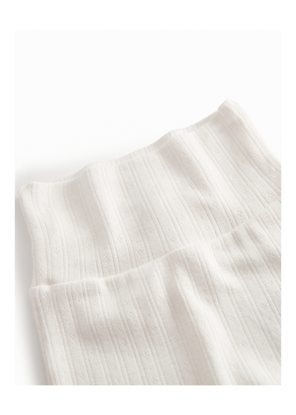 Bukse Pixa Modal Pointelle - Gentle White - Image 4