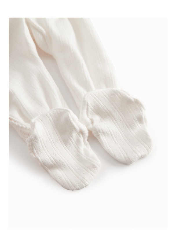 Heldress Rubetta Modal Pointelle - Gentle White - Image 3