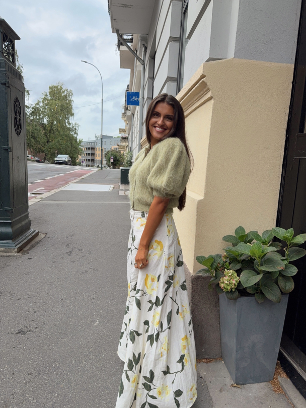 Linen Maxi Skirt - Sunlight  - Image 4