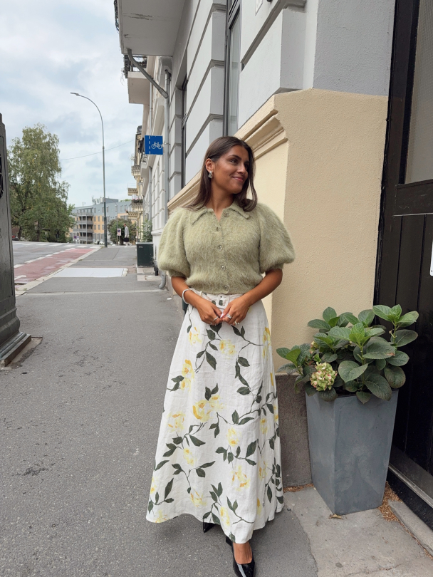 Linen Maxi Skirt - Sunlight  - Image 5