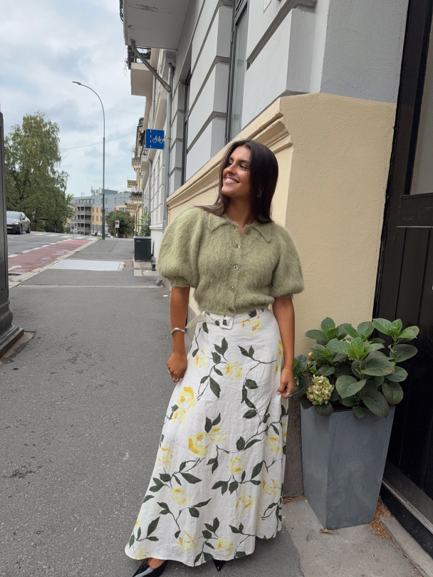 Linen Maxi Skirt - Sunlight  - Image 6