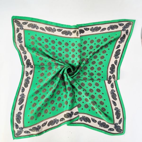 Bandana Silk/Viscose Grønn