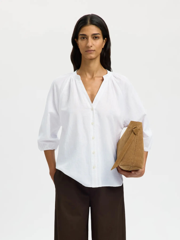 Cleo-Alberta Linen Shirt - Image 1
