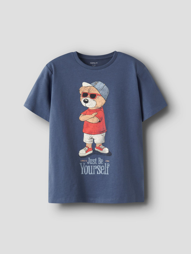NKMDobs t-skjorte, blå - Image 1
