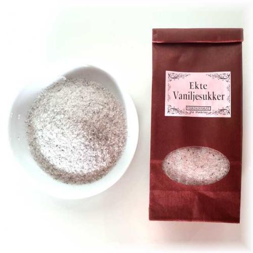 Vaniljesukker Ekte 100 g Verdensmat