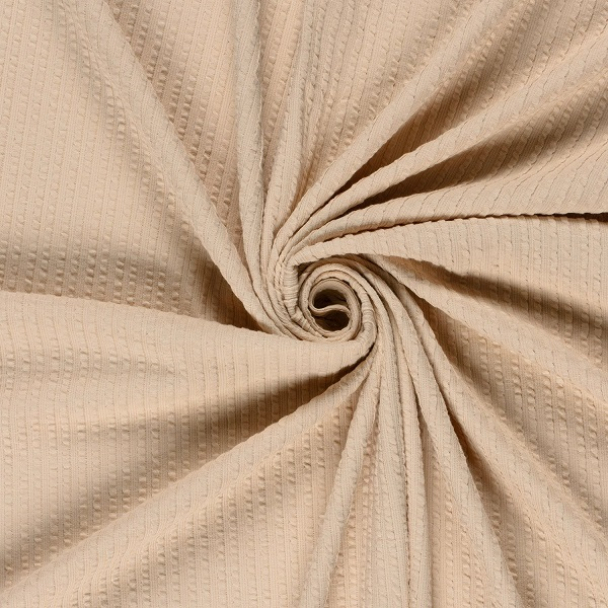 Ribb Jaquard - Lys beige