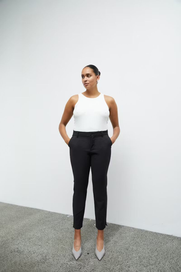 PZBindy skinny leg bukse, svart - Image 6