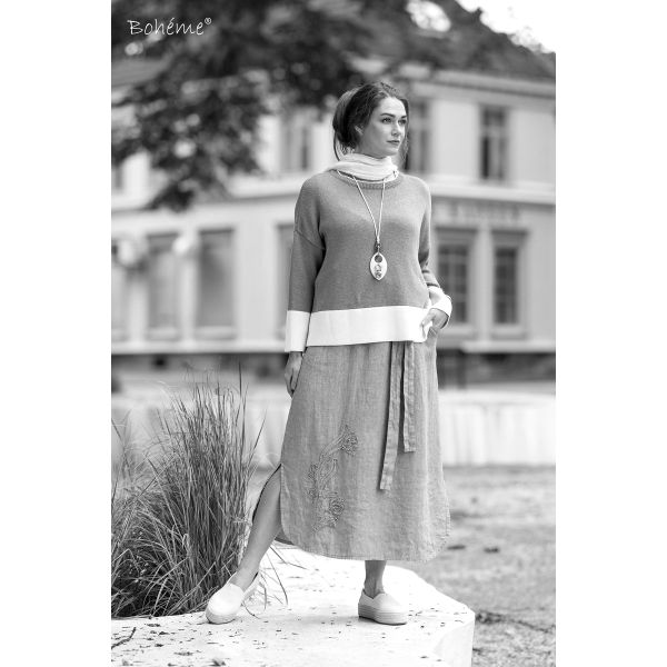 BOH&Eacute;ME Skj&oslash;rt Broderi Tung Lin B13175