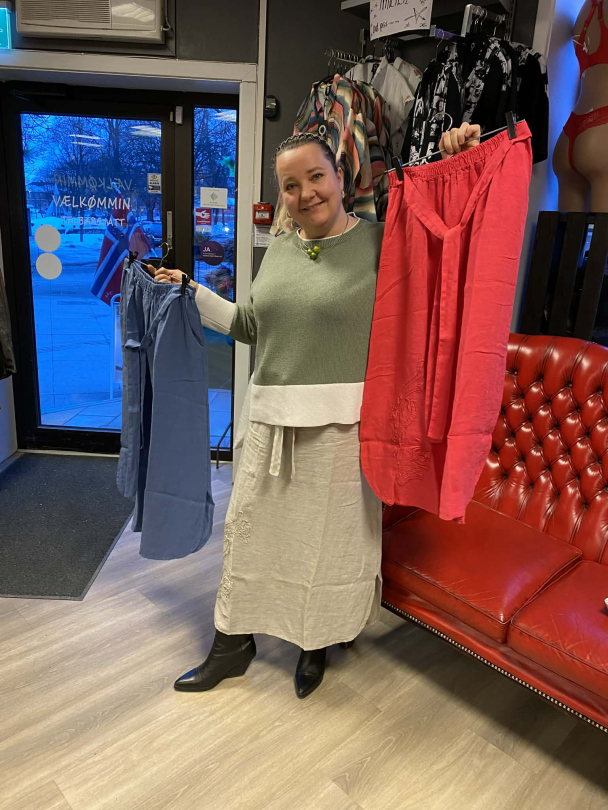 BOHÉME Skjørt Broderi Tung Lin B13175 - Image 3