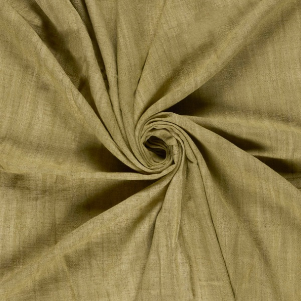 Viskose/ lin blanding- Oker-grønn melert