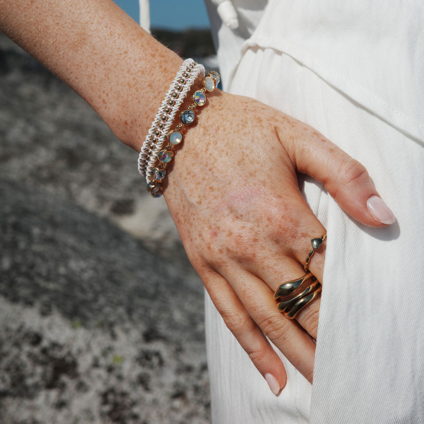 Armband Friendship White 3018-0783 - Image 2