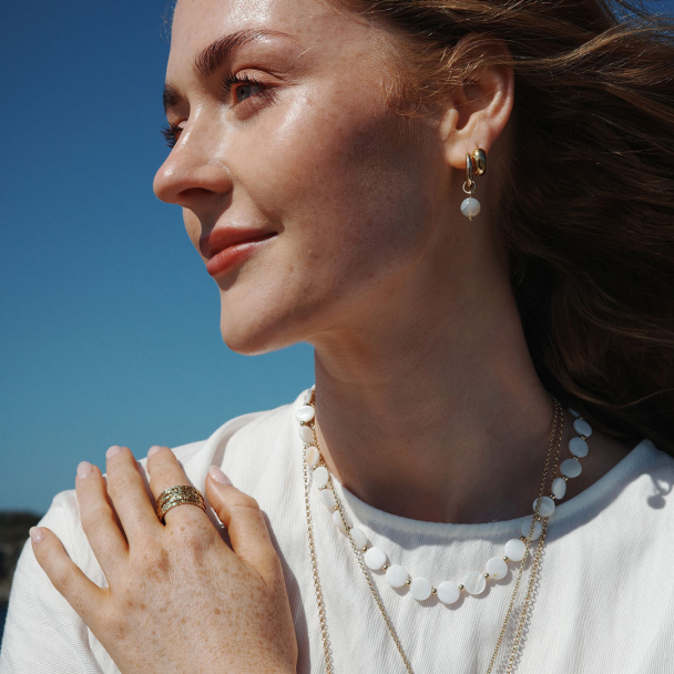 Øreringer Agat Sandy Beach 1018-1513 - Image 2