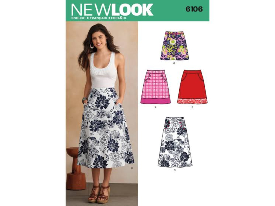 6106 A-line skj&oslash;rt