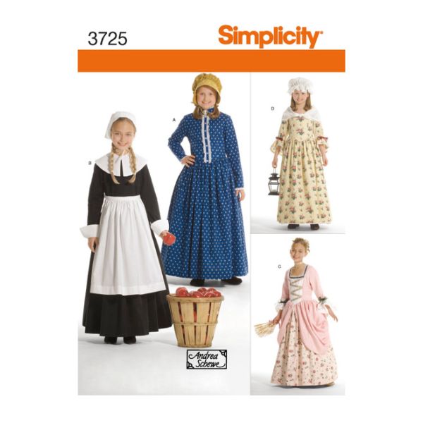 3725 Kostyme til barn med Historisk tema