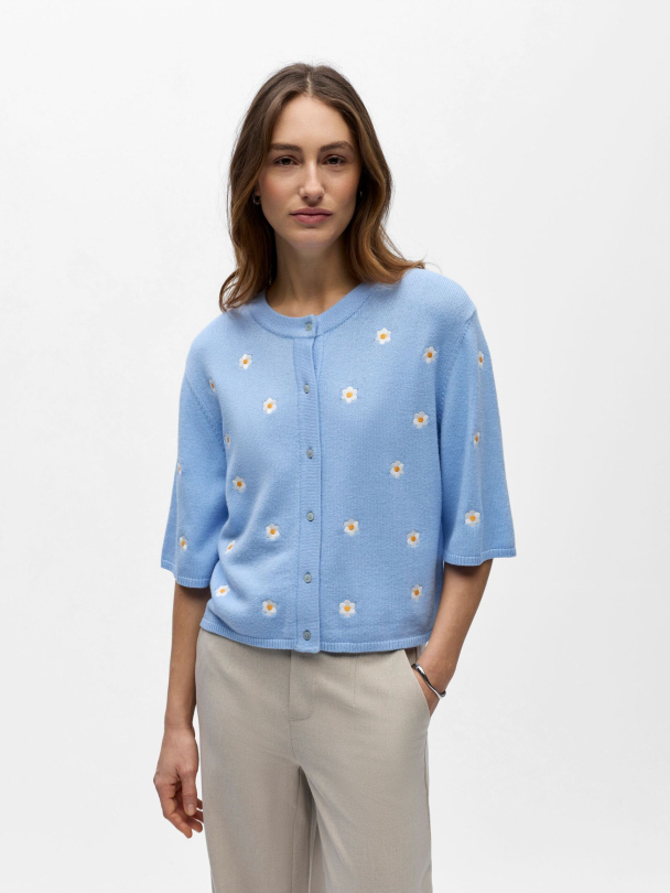 OBJThess cardigan, blå - Image 1