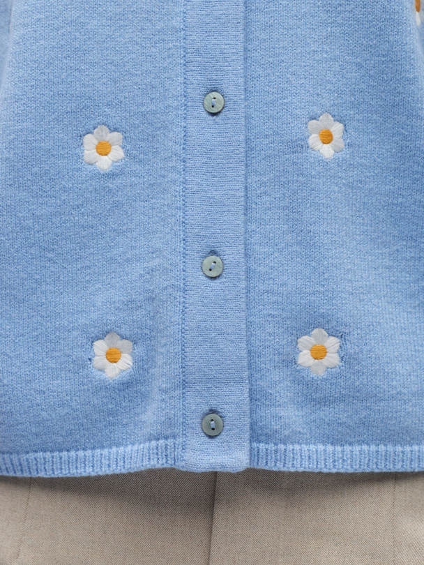 OBJThess cardigan, blå - Image 5