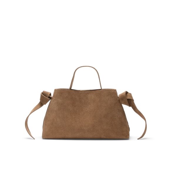 Stella Mini Suede Bag -Tan 
