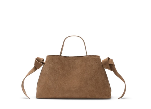 Stella Mini Suede Bag -Tan  - Image 1