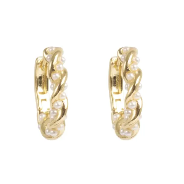 Øreringer med Perler