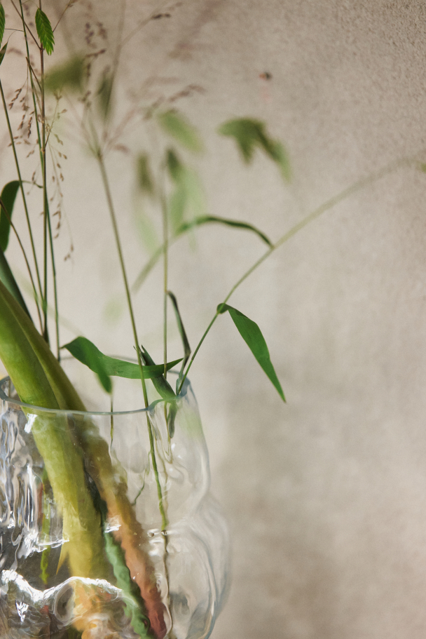 Cloud vase høy i klart glass - Image 4