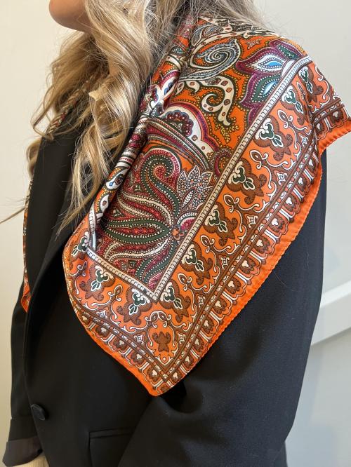 Bandana Silk/Viscose Orange