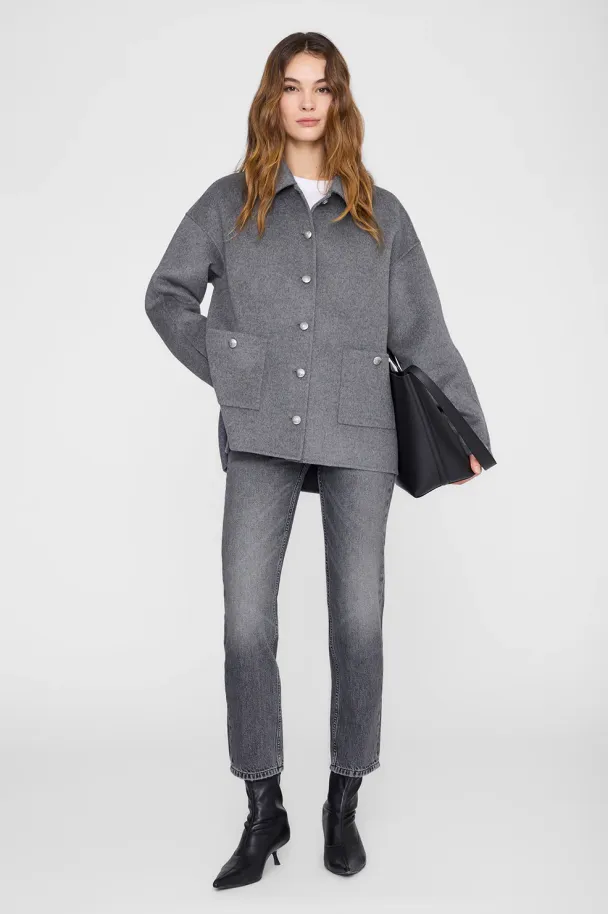 LUCA JACKET - HEATHER GREY - Image 1