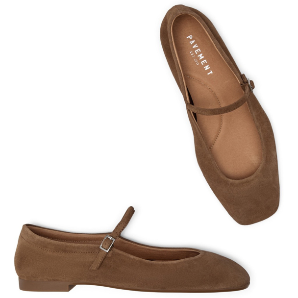 Elga Suede Ballerina - Image 1