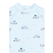 Swim Jumpsuit, Illusion Blue Boat - Petit Piao