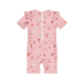 Swim Jumpsuit, Misty Rose Strawberry - Petit Piao