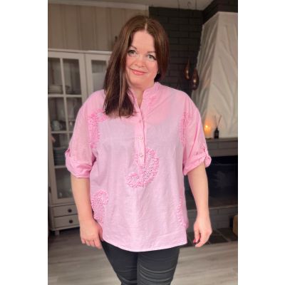 M Jeans Paisley raw bluse