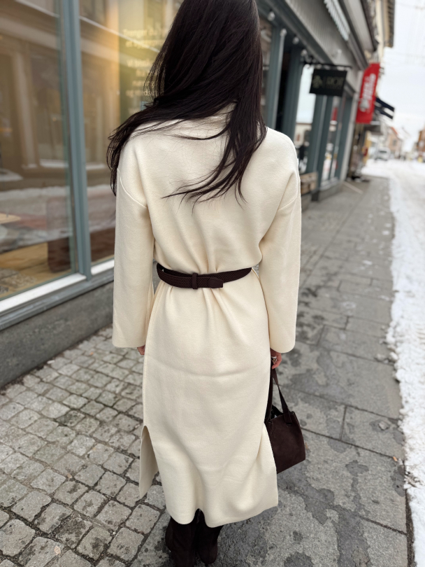 Elma Long Knit Dress - Birch - Image 7