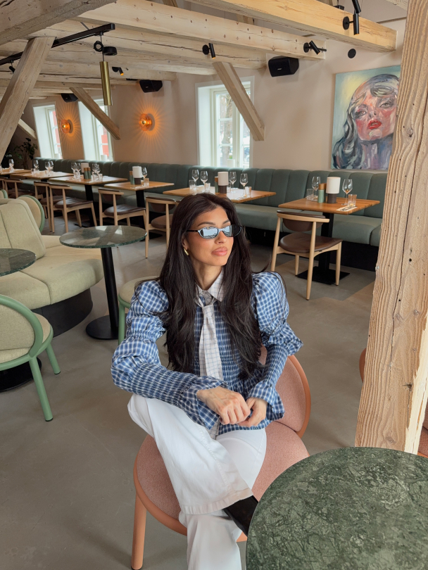 Bekka Smock Shirt - Navy Blazer Mix - Image 2