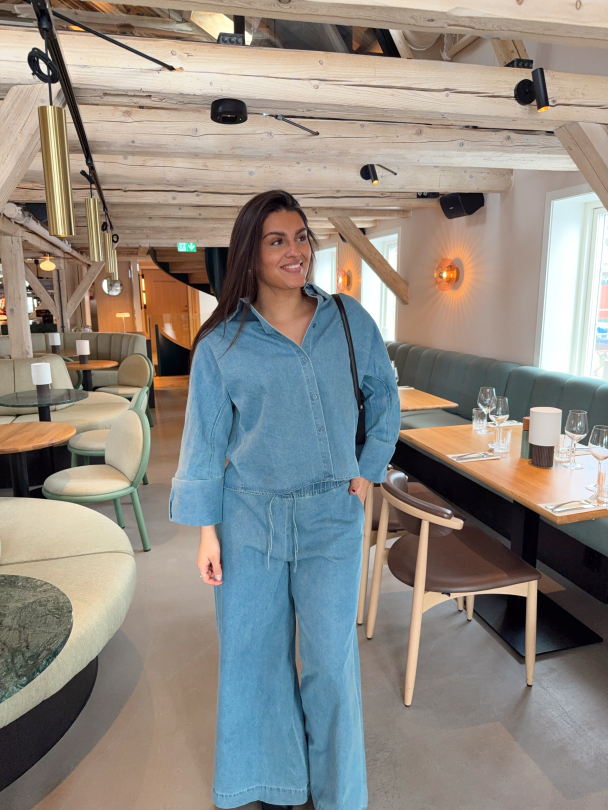 Atari Denim Shirt - Chambray Blue - Image 6