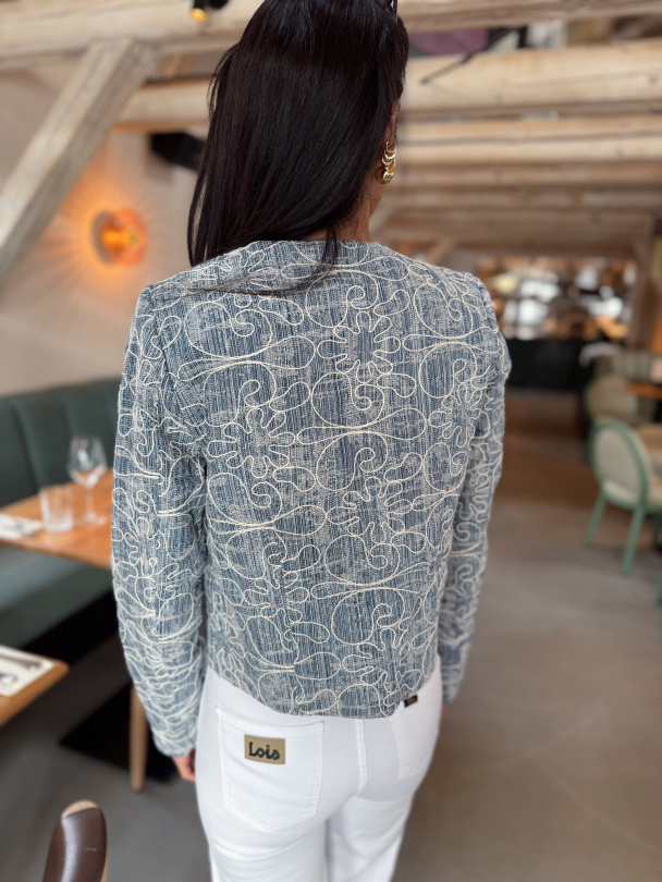 Dina Jacket - Navy Blazer  - Image 2