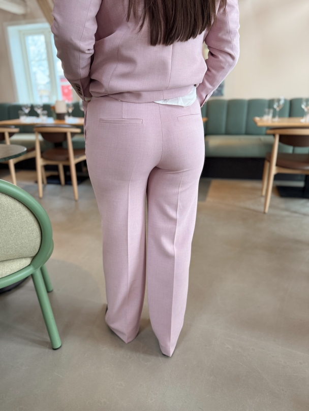 Rita Wide Pant - Bleached Mauve - Image 2