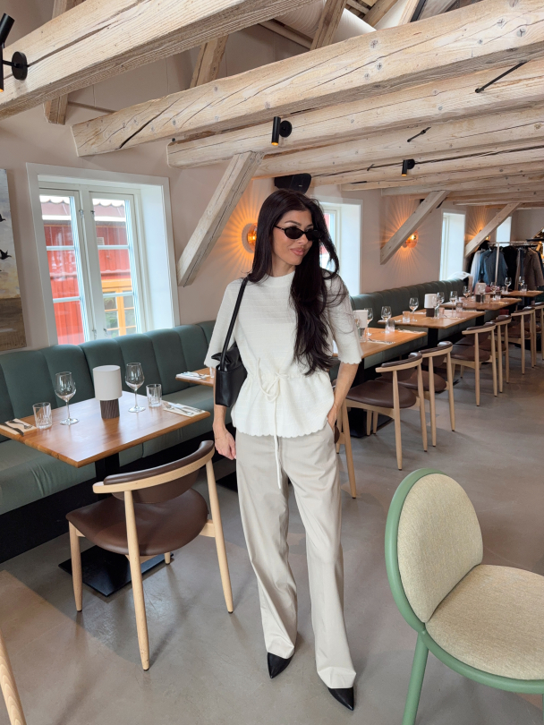 Thellis Knit Pullover - Star White - Image 2