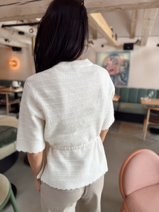 Thellis Knit Pullover - Star White - Image 4