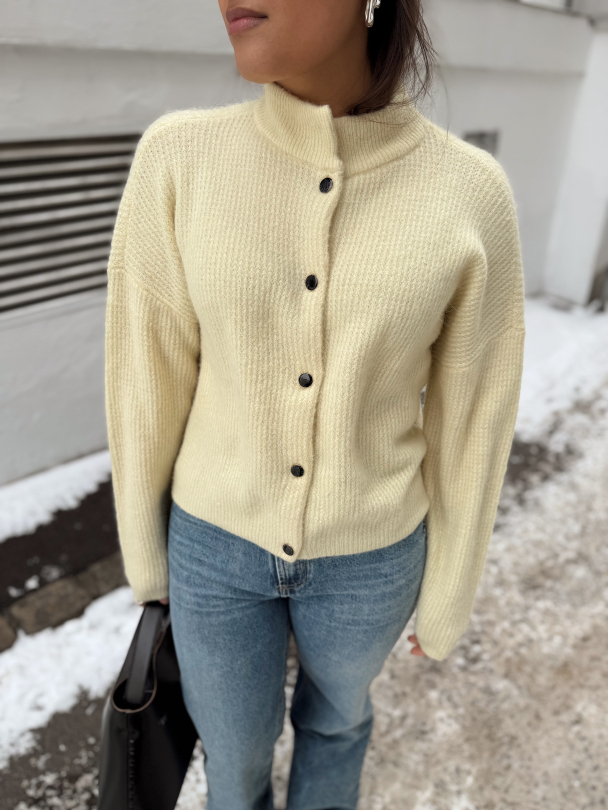 Alpha short cardigan - Frozen Dew Melange - Image 1