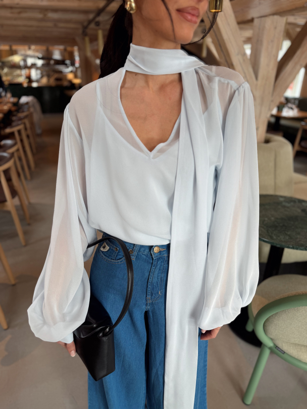 Zurina Blouse - Blue Finch  - Image 1
